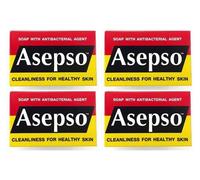 4x Asepso Soap with Antibacterial Agent Cleanliness for Healthy Skin Original Made in Thailand