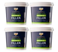 4X Bartoline 1876 Ready Mixed Exterior Filler Shrink Crack Resistant White 2.5Kg