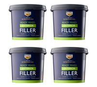 4X Bartoline 1876 Ready Mixed Exterior Filler Shrink Crack Resistant White 5Kg