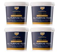 4X Bartoline 1876 Ready Mixed Extra Strength All Purpose Filler 10mm Depth 1.5Kg