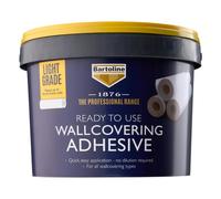 4X Bartoline 1876 Ready Mixed Light Wallcovering Adhesive For Hanging Vinyl 10Kg