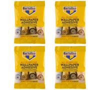 4X Bartoline All Purpose Wallpaper Adhesive Easy Mix Formula Extra Strong 5 Roll