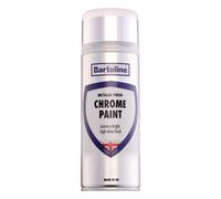 4X Bartoline Chrome Paint High Gloss Multi-Surface Metallic Finish 400Ml