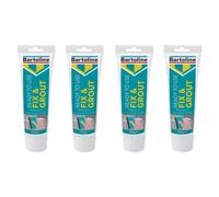 4X Bartoline Fix Grout Wall Tile Ready To Use Fully Waterproof Cement-Based White 330G