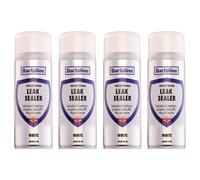 4X Bartoline Leak Sealer White Waterproof Spray Gutter Pipe Roof Repair 400Ml