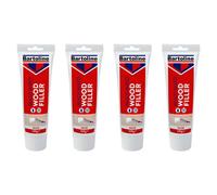 4X Bartoline Ready Mix Wood Filler White Flexible Adhesion Door Repair 330G