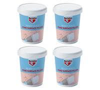 4X Bartoline Ready Mixed Fine Surface Filler Repair Small Holes Dents Nicks 600G
