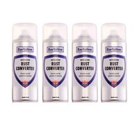 4X Bartoline Rust Converter Spray Fast Self-Priming Formula Metal Surfices 400Ml