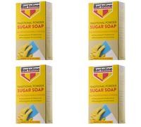 4X Bartoline Sugar Soap Powder Paint Cleaner Grease Dirt Remover 500G