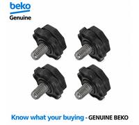 4x Beko Washer Foot Adjustable Leg 2912701400 Replacement Spare Part