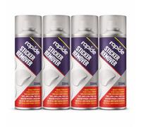 4x BH Sticker Remover Spray, 250ML, Pack of 4, Quickly Penetrates to Remove Tape, Labels, Gum, Price Tags, Adhesive Residue