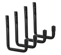 4x Bicycle Bike Wall Hanger Mount Foldable Holder Garage Storage Hook 22kg Steel