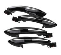 4X Black Outer Outside Exterior Comfort Access Door Handle Set for BMW 5 6 7 Series F07 F10 F11 F06 F12 F13 F01 F02 Door Handles(4PCS Door Handle)