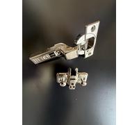 4x Blum Soft Close Inset Hinge 110 Clip Top 71B3750 & Cabinet Mounting Plate