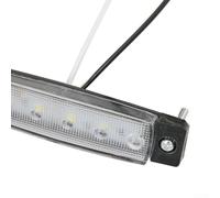 4x Boat Courtesy Lights 6000K White PC Lens ABS | PC lens clarity, ABS housing strength, corrosion resistant, 3.8x0.8 inch size, fits tight spaces
