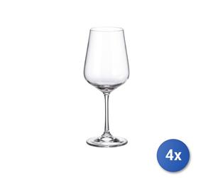 4X Bohemia Pack Of 6 Reserve Glasses Transparent Sounding Cl. 45
