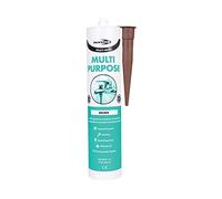 4x Bond It Brown Multimate Silicone Sealant Multi Purpose Kitchen Bathroom