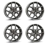 4x Borbet rims alloy rims Y 7x16 ET48 5x114,3 titan matt compatible with Hyundai i30 Ioniq iX20 iX35 Kona Tucson