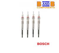 4X BOSCH 0 250 402 005 GLOW PLUGS 5V GLP050 DURATERM AUDI VW SEAT SKODA A733