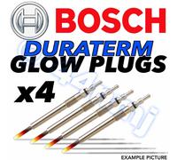 4x BOSCH Duraterm Diesel D Heater Glow Plugs FORD FOCUS C-MAX 2.0 TDCi 03>07