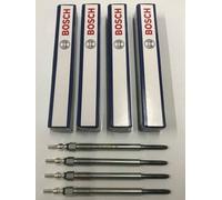 4x Bosch Glow Plugs For Peugeot 207 1.6 HDi 90 110 O/E Quality