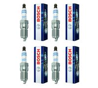 4x Bosch Spark Plugs Double Platinum Fits Ford Focus 2.0 MK2 O/E Quality