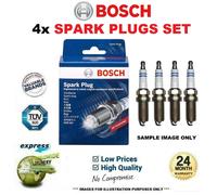 4x BOSCH SPARK PLUGS for OPEL MANTA A 1.6 S 1970-1975