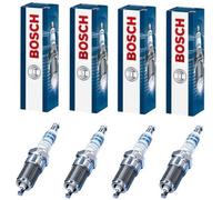 4x Bosch Spark Plugs For Skoda Leon 2.0 SC Cupra 265 5F 01/14-04/16