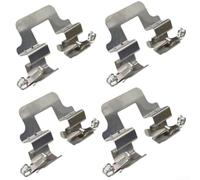4x Brake Pad Spring Clips for For A4 For A5 8K0615231 OEM Equivalent Replacement Hardware for Service
