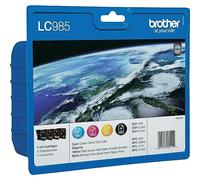 4x Brother LC-985 VAL BP, LC 985VALBP/Original Ink Black/Cyan/Magenta/Yellow