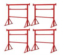 4X Builders Trestles Size.3 Adjustable Steel Stands 1.0m-1.8m