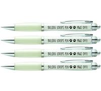 4x Bulldog Lover's Pen - Paws Off My Pen - Funny Dog