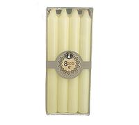4X Candle Set Perfect as Dinner Candles and Christmas Candles 19/200 mm, 8 Hours Burn Time Candlestick (Ivory)