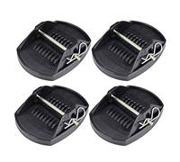 4x Caravan Jack Pads Wheel Foot Leg Support Fit for RV Trailers