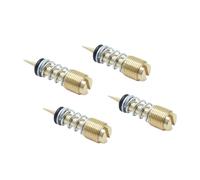 4x Carburetor Mixture Screw Sets Compatible With Intruder VS 800 1400 Boulevard S83 S50 Carb Rebuild Repair Parts VS800 VS1400(4 Sets)