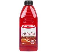 4x Carlube 2 Stroke Mineral Motorcycle XL Engine Oil Red 1Ltr|Free P&P|7.52/Unit