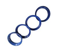 4x Centring Rings 63.3 to 57.1 mm Compatible with VW, Seat, Skoda, Audi with Centre Hole Connection of 57.1 mm