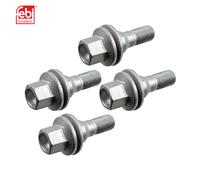 FEBI BILSTEIN Wheel Bolt 29208 M12 x 1,25 Conical Seat F 17 10.9 for light alloy rims 17 Zink flake coated Steel Male Hex CITROËN: C3 Picasso