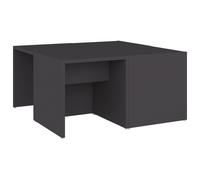 vidaXL Coffee Tables 4 pcs Grey 33x33x33 cm Engineered Wood