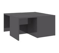 4x Coffee Table Chipboard Couch End Center Accent Table Multi Colours vidaXL