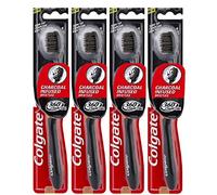 4X Colgate 360° Charcoal Infused Bristles Toothbrush - Medium