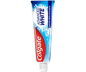 4x COLGATE ADVANCED WHITE FLUORIDE TOOTHPASTE STAIN REMOVING WHITENING 125ML