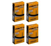 4x Continental Inner Tube 700 x 18-25c - 60mm Presta Valve - Road Bike