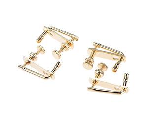 4x Copper Violin Fine Tuners for 4/4 Violin Fiddle Accessories Gold