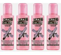 4x Crazy Color Semi Permanent Hair Dye Ice Mauve - 100ml