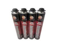 4X Cromar - Alphachem Gun Grade Expanding Foam, 750Ml - High Yield Insulation & Gap Sealing Foam - Pu Polyurethane Expanding Foam