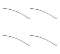 4x Curved Bow Cabinet Pull Handle 338 x 10mm 288mm Fixing Centres Chrome
