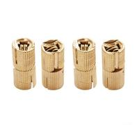 4x Cylinder Hinges Concealed Drum Style For Jewelry Boxes, Crafted From Copper To Provide And Invisible Hinge Solution For Various Containers(M8 *18mm)