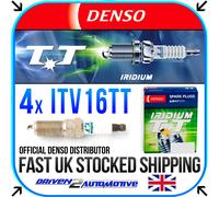 4x DENSO ITV16TT 4718 IRIDIUM TT SPARK PLUGS FOR FORD FOCUS 1.6 16V 10.98-11.04