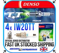 4x DENSO IW20TT IRIDIUM TT SPARK PLUGS FOR AUDI 80 2.0 E quattro 08.88-09.90